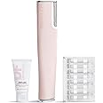 DERMAFLASH LUXE+ Device, Anti,Aging, Exfoliation, Hair Removal, and Dermaplaning Tool with Sonic Edge Technology and 4 Weeks 