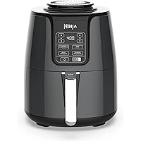 Ninja AF100C Air Fryer, 4-Qt Capacity, Non-Stick, Air Fry, Roast, Reheat, Dehydrate, Charcoal Grey (Canadian Version)