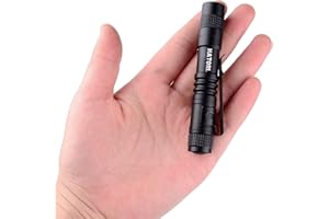 HATORI LED Mini Flashlight, Bright Small Handheld Pocket Flashlights Tactical High Lumens Pen Light for Camping, Outdoor, Eme