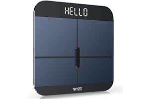 WYZE Smart Scale X for Body Weight, Digital Bathroom Scale for BMI, Body Fat, Water and Muscle, Heart Rate Monitor, Body Comp