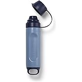 LifeStraw Peak Series – Solo Personal Water Filter for Hiking, Camping, Travel, Survival and Emergency preparedness. Removes 