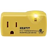 HEATIT ET-21 Freeze Thermostatically Controlled Outlet On at 38F /Off at 50F