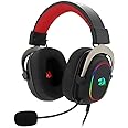 Headset Gamer Redragon Zeus X RGB USB 7.1 Surround Sound Virtual H510-RGB, Preto