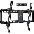 Mounting Dream TV Wall Mount for Most 37-75" TVs, Tilting TV Mount Low Profile up to VESA 600x400mm and 132 LBS Loading, Fits