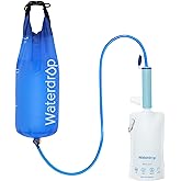 Waterdrop Gravity Water Filter Straw, Camping Water Filtration System, Water Purifier Survival for Travel, Backpacking and Em