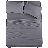 Utopia Bedding King Bed Sheets Set - 4 Piece Bedding - Brushed Microfiber - Shrinkage and Fade Resistant - Easy Care (King, G