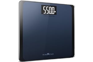 RunSTAR 550lb Bathroom Digital Scale for Body Weight with Ultra-Wide Platform and Large LCD Display, Accurate High Precision 