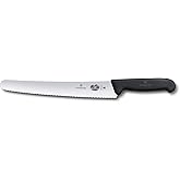 Victorinox Fibrox 10.25-Inch Bread Knife with Serrated Edge and Black Handle