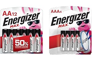 Energizer MAX Alkaline AA and AAA Batteries Bundle (16 Count)