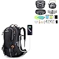 G4Free 50L Hiking Backpack with 18 PCS Camping Cookware Mess Kit for Outdoor Camping