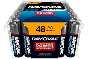 Rayovac AA Batteries, Double A Battery Alkaline, 48 Count