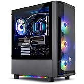 Skytech Gaming Shadow Gaming PC Desktop – AMD Ryzen 7 5700X 3.4 GHz, NVIDIA RTX 3060, 1TB NVME SSD, 16GB DDR4 RAM 3200, 600W 