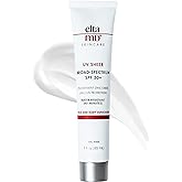 EltaMD UV Sheer Face Sunscreen, SPF 50+ No White Cast Sunscreen for Face and Body, Zinc Oxide Sunscreen Formula