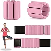 Adjustable Wrist & Ankle Weights for Women and Men, Workout Weights Set of 2 (1Lb Each), Wearable Bracelets for Exercise, Yog