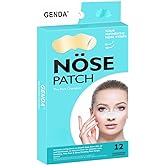 GENDA Blackhead Remover Nose Pore Strips for Deep Cleansing, Clears Black head and Instant Pore Unclogging - 12 Strips