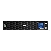 CyberPower PR1500ELCDRTXL2U High-Voltage Smart App Sinewave UPS System, 1500VA/1125W, 10 Outlets, AVR, 2U Rack/Tower