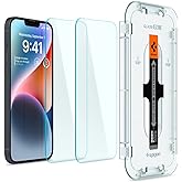 Spigen Tempered Glass Screen Protector [GlasTR EZ FIT] designed for iPhone 14 / iPhone 13 Pro/iPhone 13 [Sensor Protection / 