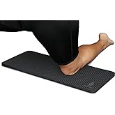 SukhaMat Yoga Knee Pad Cushion for Knees, Elbows, Wrists, Extra-Thick, 15mm Thick, 24x10 Inches, Designed for Durable Comfort