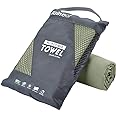 Rainleaf Microfiber Towel Perfect Travel & Gym & Camping Towel. Quick Dry - Super Absorbent - Ultra Compact - Lightweight. Su