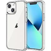 JETech Case for iPhone 13 6.1-Inch, Non-Yellowing Shockproof Phone Bumper Cover, Anti-Scratch Clear Back (Clear)