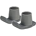 NOVA Medical Products Walker Glide Skis, Universal Fit, One Pair, Gray, 2 Count (Pack of 1)