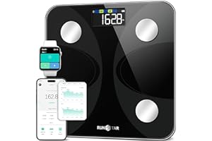 Runstar Smart Scale for Body Weight and Fat Percentage, High Accuracy Digital Bathroom Scale FSA or HSA Eligible with LCD Dis