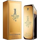 Paco Rabanne 1 Million EDT Spray - Notes of Leather, Amber and Tangerine for Rebellious Men