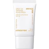 innisfree Daily UV Defense Sunscreen Broad Spectrum SPF 36, Invisible Korean Sunscreen with No White Cast