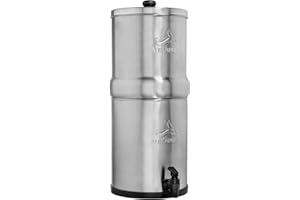 Alexapure Pro Stainless Steel Water Filtration System - 5,000 Gallon Throughput Capacity