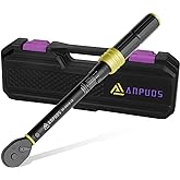 ANPUDS 1/4 Inch Drive Click Torque Wrench, 20-240 in.lb/2.3-27.1 Nm, Small Bike Torque Wrench, Lightweight 72-Tooth Dual-Dire