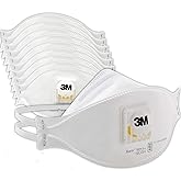 3M 58887719997169 Aura 9211PLUS Disposable N95 Respirators w/Cool Flow Valve (Pack of 10)