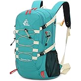 Bseash 40L Waterproof Hiking Backpack with Rain Cover, Outdoor Sport Travel Bag Daypack for Camping Climbing Skiing Cycling (