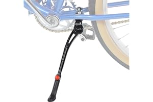 Lumintrail Center Mount Bike Kickstand - Fits 24-29 Inch Bicycles - Bike Kick Stands for Adult Mountain, Cruiser and Road Bik