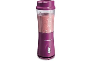 Hamilton Beach® Personal Blender with Travel Lid, 14 oz, Raspberry, 51131G