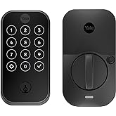 Yale Assure Lock 2 Deadbolt, Black Suede Digital Touchscreen Entry Door Lock with Electronic Keypad and Back-Up Key and Z-Wav