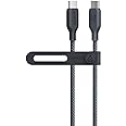 Anker USB C to C Cable (240W, 3 ft), Bio-Braided Fast Charge Cable for iPhone 15/15 Pro, MacBook Pro 2020, iPad Pro 2020, iPa