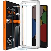 Spigen Tempered Glass Screen Protector [GlasTR AlignMaster] designed for Pixel 5 (2020) - 2 Pack