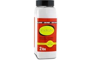 SMELLEZE Blood & Body Fluid Waste Clean Up Super Absorbent, Solidifier & Deodorizer: 2 lb. Granules Absorb Blood, Urine, Diar