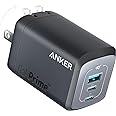 Anker Prime 100W USB C Charger, Anker GaN Wall Charger, 3-Port Compact Fast PPS Charger, for MacBook Pro/Air, Pixelbook, iPad