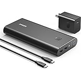 Anker PowerCore+ 26800mAh PD 45W with 60W PD Charger, Power Delivery Portable Charger Bundle for USB C MacBook Air/Pro/Dell X