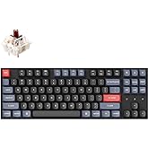 Keychron K8 Pro Wireless Custom Mechanical Keyboard, QMK/VIA Programmable Bluetooth/Wired RGB Backlight Tenkeyless with Hot-s