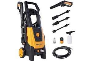 WAP COMBATE TURBO 2600 - Lavadora de Alta Pressão Indução, 1700W, 2100 PSI/Libras, 360L/h Profissional, Semi Intensivo, 220V