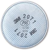 3M 50051138543568 Particulate Filter 2071, P95 (Pack of 2),White/Blue