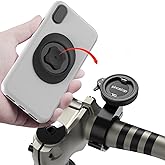 Bike Phone Mount,Motorcycle Phone Holder with Universal Adapter,Out Front Bicycle Handlebar Mount for Mountain Bike,Scooter,E