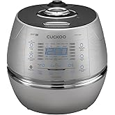 CUCKOO Electric Induction Heating Rice Pressure Cooker 10 Cup Full Stainless Steel Interior with Non-Stick Coating-3-Language