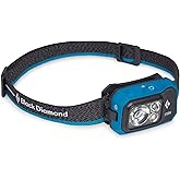 Black Diamond Storm 450 Headlamp, Azul, Battery Powered, 450 Lumens, Rechargeable, Waterproof, Dustproof