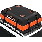 FIVKLEMNZ Car Rooftop Cargo Carrier Roof Bag Waterproof for All Top of Vehicle with/Without Rack Includes Topper Anti-Slip Ma