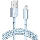 Anker 6ft Lightning Cable, 331 Cable, Premium Nylon USB-A to Lightning Cord, MFi Certified for iPhone Chargers, iPhone SE/Xs/