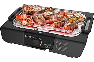 Churrasqueira Elétrica Cadence Grill Menu, 110V, Preto, GRL810