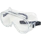 Neiko 53874A Clear Protective Lab Safety Goggles Chemistry, Scientific, Construction Goggles, Contractor Work, Woodworking, A